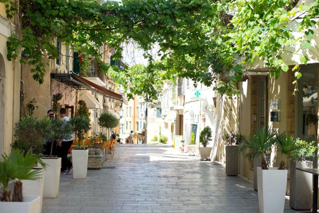 Attic Apartment In Corfu Old Town Centre Bagian luar foto