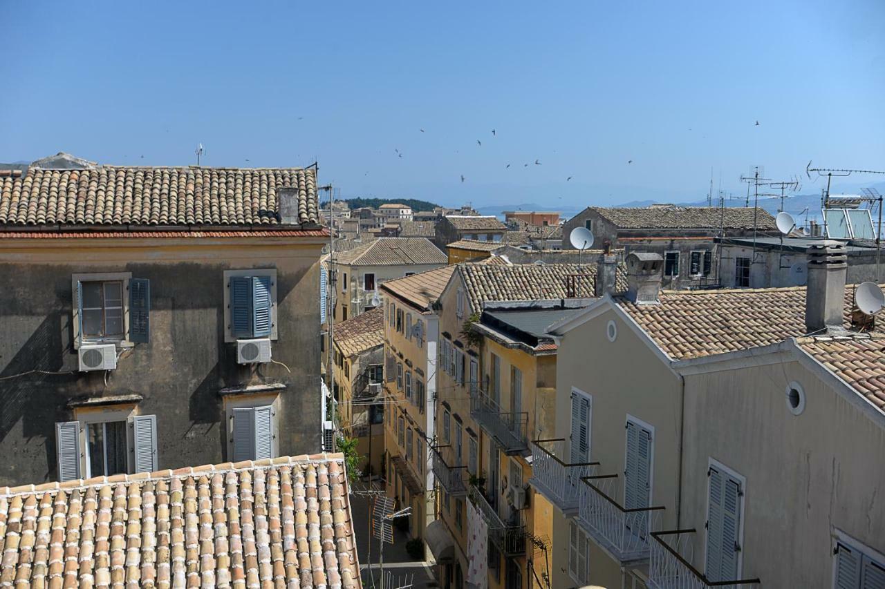 Attic Apartment In Corfu Old Town Centre Bagian luar foto